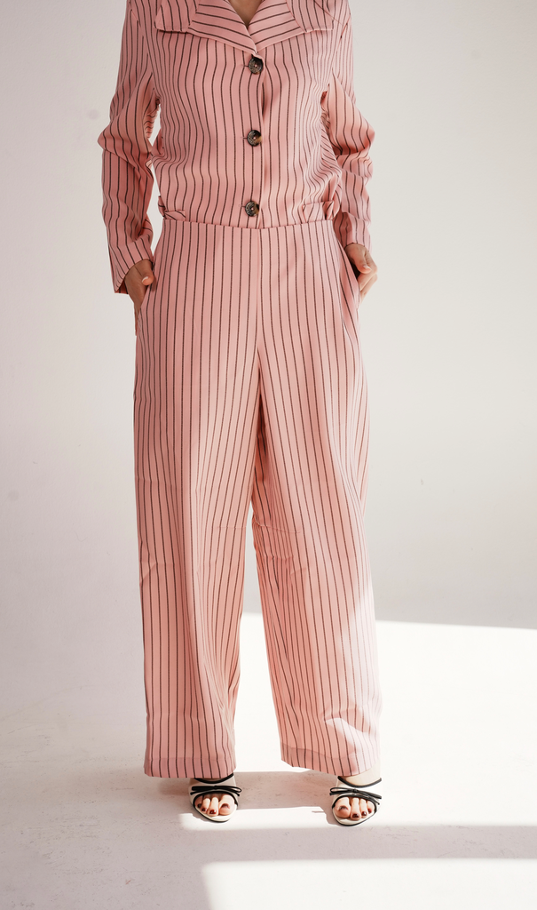 S26-09 LINED PANTS (S, PINK)