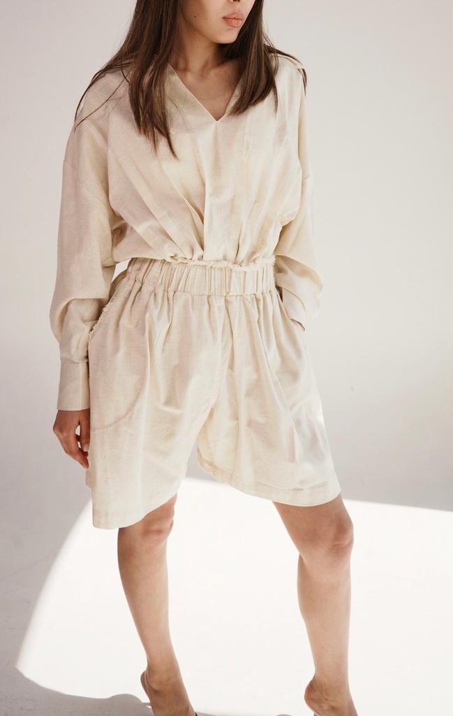 S26-25 LINEN SHORT