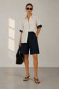 S26-D2-11 BLEND STRIPED SHIRT