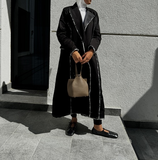 TAILORED COTTON LONG COAT