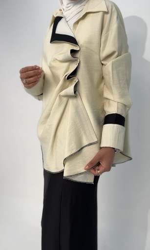 CRUMPLED BUTTON SHIRT