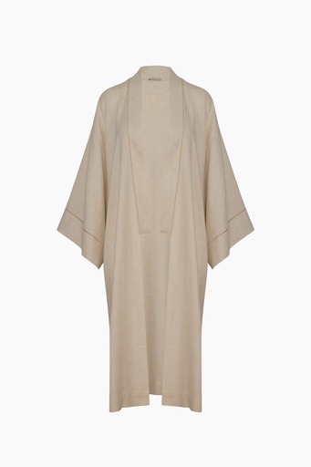 TU-NATURAL LINEN KIMONO