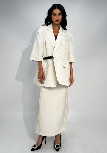 SIDE BELT BAGGY BLAZER