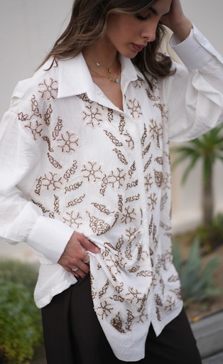 ED26-48 EMBROIDERED BLOUSE