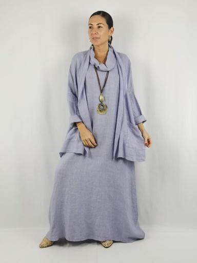 ZOE-LINEN DHALIA DRESS SET